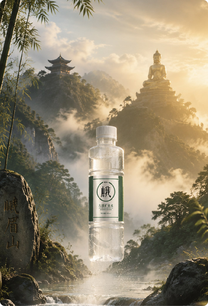 罗定峨眉古岩矿泉水（品牌策划）